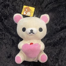 Rilakkuma Korilakkuma Love Heart San-x Plush Stuffed Toy Doll Japan NEW picture