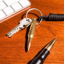 [NEW] Lucky Shot - 3.08 Keychain - USA Made from Real Used/Fired Bullet picture