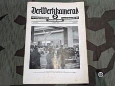 WWII German Der Werkkamerad Magazine April 1939 Worker Goetze Werke Arbeitsfront picture
