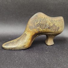 Antique J.R. Palmenbergs & Sons N.Y. Cast Iron Paperweight Sample Display picture