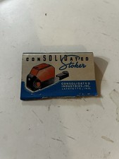 Vintage Consolidated Stoker Coal Furnace Advertising Matchbook Indiana Royal picture