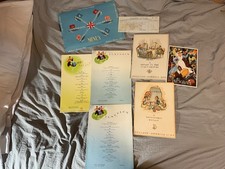 1949 Holland America Cruise Line Menu Set of 6 With Original Envelope picture