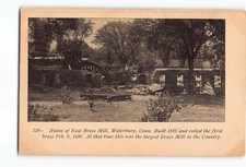 Waterbury Connecticut CT Postcard 1908 Ruins Of East Brass Mill picture