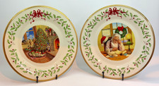 Lenox 2015 and 2016 Annual Holiday Collector Plates - 2015 Loose, 2016 in Box picture