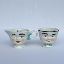 VTG 1996 Baileys Irish Cream Cream & Sugar Winking Face YUM Anthropomorphic MINT picture