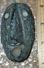 Rare Chotal / Mezcala Weeping burial offering Stone Head Precolumbian picture