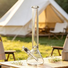 18Inch Glass Bong Glass Water Bongs Bowl Tornado Percolate Pipe Hookahs Bowl picture