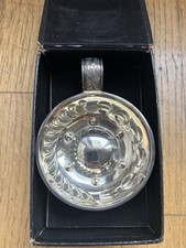 Vintage AVM Paris Silver Plated Tastevin Wine Taster Sommelier Cup Original Box picture