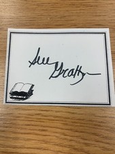 Sue Grafton American Mystery Writer Author Signed Bookplate Autographed picture