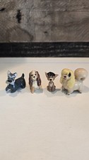 RARE Vintage Hagen-Renaker Disney Lady & Tramp Set 4 Peg Lady Jock Pedro Dogs picture