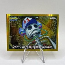 2025 Topps Chrome SpongeBob Smitty Werbenjagermanjensen #1 Gold 42/50 picture