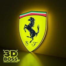 Ferrari Lighted Sign LED Garage Lamborghini Maserati Light Sign picture