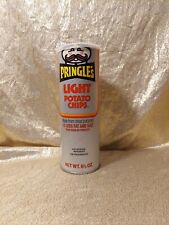Vintage 80s Pringles Light Potato Chip Can EMPTY CAN Silver Container P&G Ohio picture