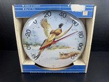 Vintage Taylor Hunting Bird Thermometer The Original Jumbo Dial 12