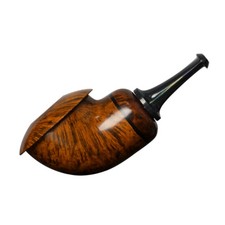 MUXIANG Handmade Freehand Pipe Briar Smooth Tobacco Pipe Small Wooden Pipe picture