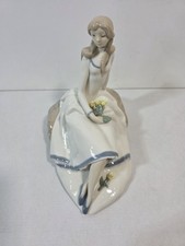 Lladro 1983  Teresa The Tulip Maiden  Pristine picture