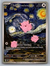 Clefairy  With The Starry Night ART CARD  Pokemon TCG  picture