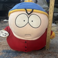 Vintage 1998 RARE South Park Eric Cartman Plush 15” Talking (Battery Dead) W/Tag picture