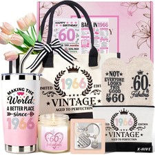 60Th Birthday Gifts for Women,Vintage 1966 Birthdays Gift for Her,Cool 60 Year picture