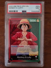2022 Pre Errata One Piece Romance Dawn Monkey D. Luffy #OP01003 PSA 9 picture