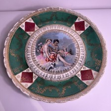 VINTAGE F BOUCHER Cupid porcelain  Antique Royal Vienna Plate SMALL DAMAGE C PIC picture