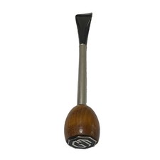 Vintage MG Motors Wood Handle Shoehorn 12