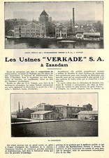 ZAANDAM (NL) LES FACTORIES VERKADE BISCUITERIE PRESS ARTICLE 1932 picture