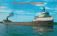 Great Lakes Ship Edmund Fitzgerald Lost in Raging Lake Superior Zero Storm 1975 picture