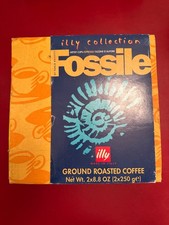 illy Art Collection 1997 Paolo Rossetti Fossil Espresso Cup + Saucer picture
