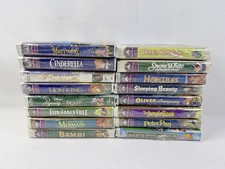 Disney VHS Tape Lot of 16 Factory Sealed Movies picture