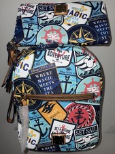 Dooney & Bourke Luggage Stickers Set - mini backpack & wallet - DCL picture