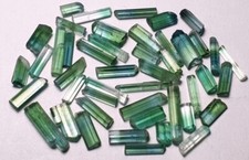 Colourful small size tourmaline crystals lot - 30 carats picture