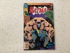 BATMAN #497 NEWSSTAND EDITION VARIANT 1993 BANE BREAKS BAT BACK KNIGHTFALL picture