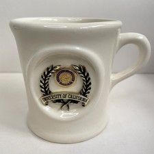 Vintage University of California Metal Seal White Coffee Mug-Berkeley, CA picture
