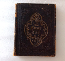 Autograph Rose Bud Album Entries 1868-1887 Mary Egan antique vintage picture