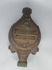 ROCKWELL INTERNATIONAL ANTIQUE BRASS WATER METER picture