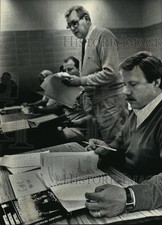 1992 Press Photo Don Griffin Attends Computer Class After Losing His Job picture