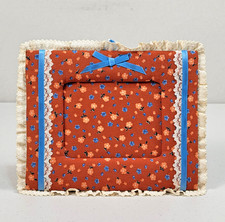 VTG Artisan Photo Frame Cotton Fabric Padded Lace 8