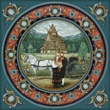 Norway Suzanne Toftey Norwegian Wedding Tile, New picture