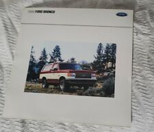 (1990) Ford Bronco Dealer Sales Brochure - Eddie Bauer/XLT/Custom  -  (FDT-9005) picture