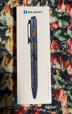 Olight O'Pen Pro Zirconium Damascus Ballpoint Pen Biro MPN LCH SN.0676 picture