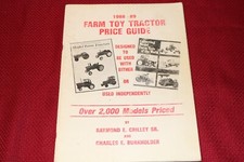 Vintage 1988-89 Farm Toy Tractor Price Guide by Crilley & Burkholder picture