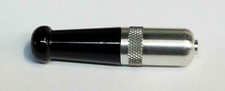 SILVER / BLACK ZEPPELIN PIPE* MADE IN USA*  SNEAK A TOKE *HIGH QUALITY * CHILLUM picture