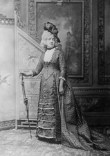 British-American Actress Louisa Lane Drew Professionally Known Mrs- Old Photo picture