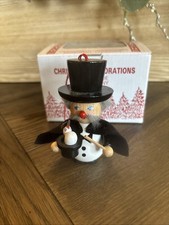 Steinbach Magician Wooden Ornament Germany Handmade Vintage W Box picture