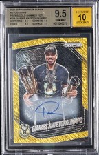 2024-25 PANINI PRIZM BLACK AUTOS #159 GIANNIS ANTETOKOUNMPO BGS 9.5 picture