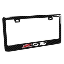Chevrolet Corvette C7 Z06 3D Real Carbon Fiber ABS Plastic License Plate Frame picture