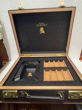 Davidoff Winston Churchill Cigar Briefcase Ashtray Humidor Set With Booklet New picture