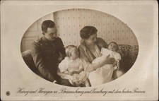 Duke Duchess of Brunswick Luneburg Royalty Children Princes c1900s-20s RPPC picture