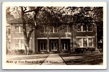 Uvalde, Texas - TX, Vice President Garner, Home, RPPC, c1948, Vintage Postcard picture